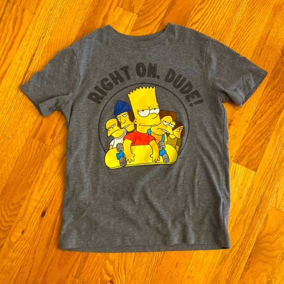 Simpson's Graphic Tee (Gray, Short Sleeve) - Picture 1 of 4